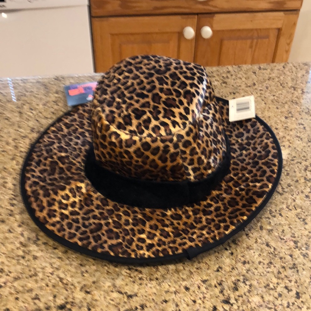 Halloween Leopard Pimp Hat One Size Fits Most